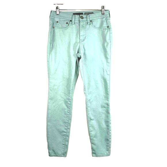 Aeropostale Jeans Womens 4 Blue High Waisted Ankle Jeggings Skinny Mid Rise - Picture 1 of 10